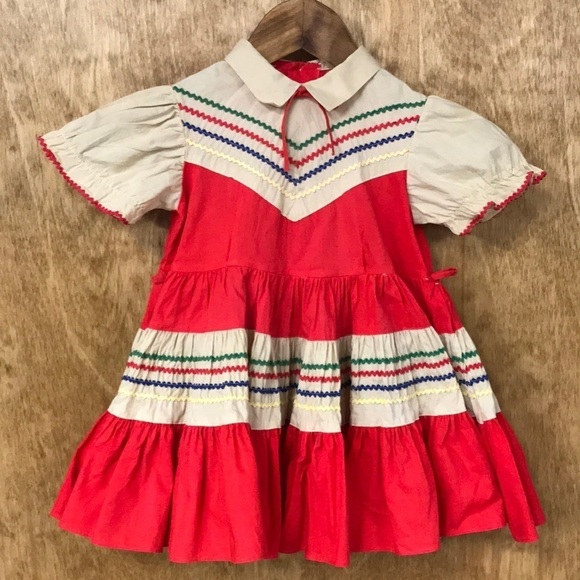 Vintage Western Style Dress - Picture 1 of 12